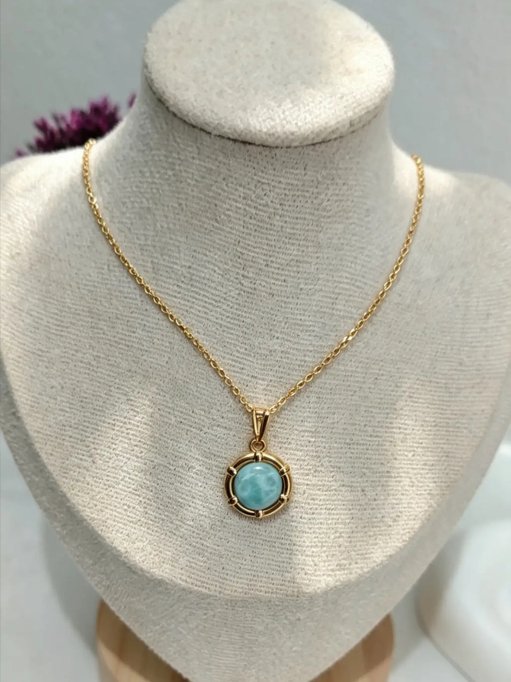 Cadena laminada en oro 18k - Larimar Redondo