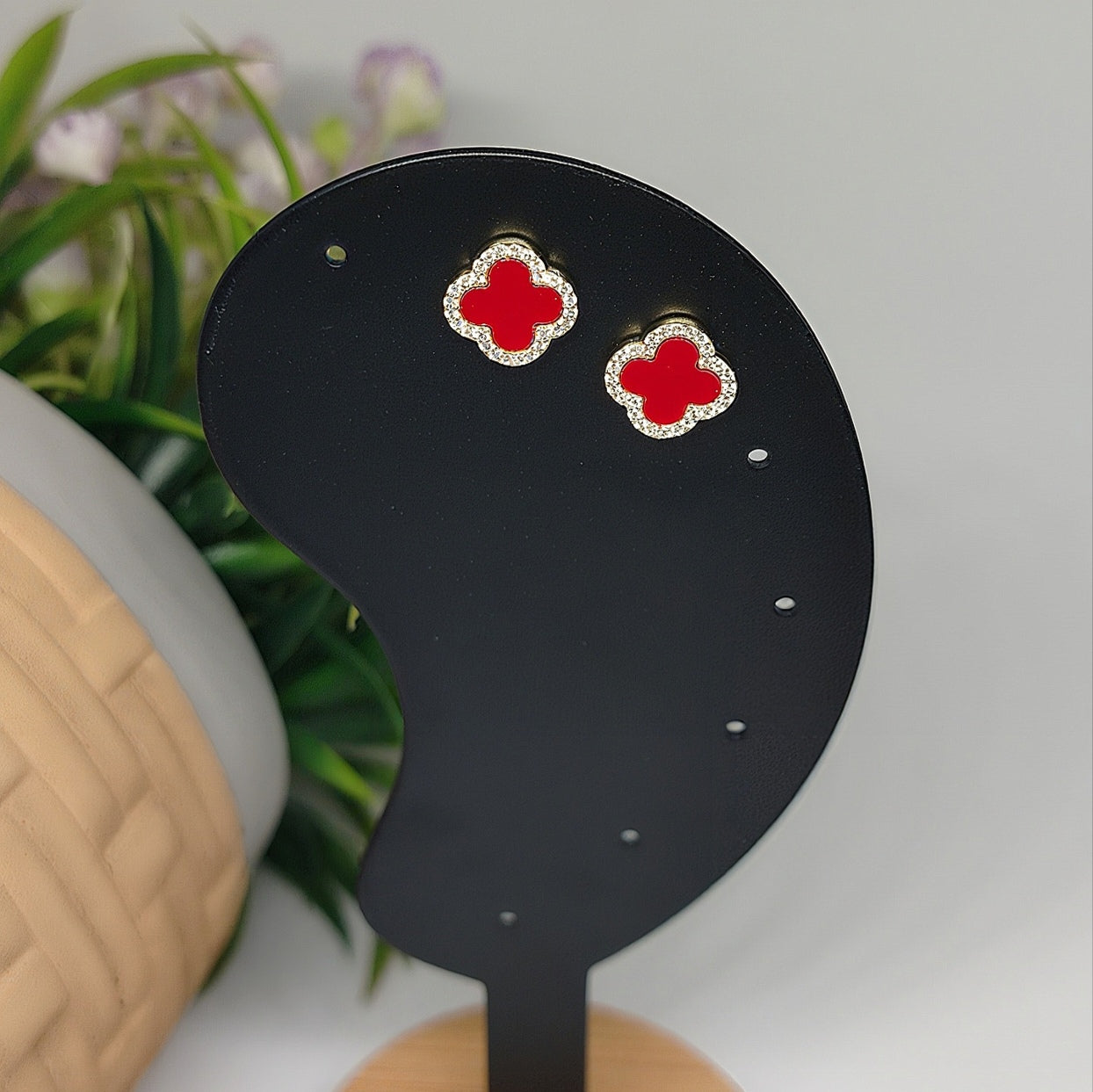 Aretes Trébol Circonias