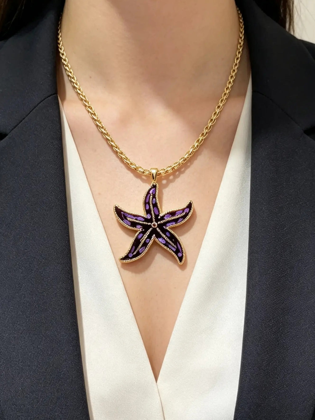 Collar Purple Star