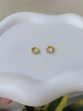 Mini argollas Circonias