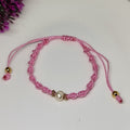 Pulsera de hilo - Octubre Rosa