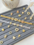 Pulsera tipo correa en baño de oro 24k - Oslo