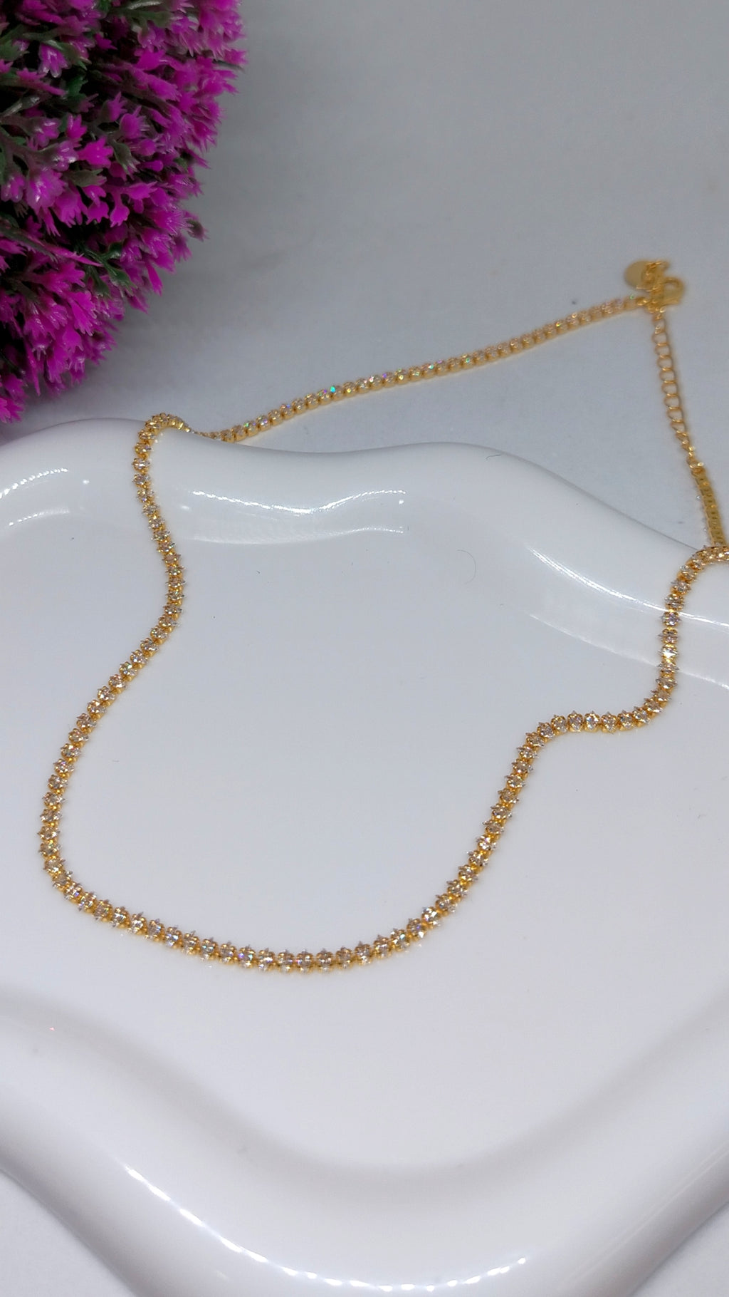 Collar tipo choker - Mini Zircon
