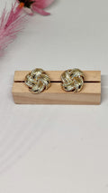 Aretes en baño de oro 24k - Dina