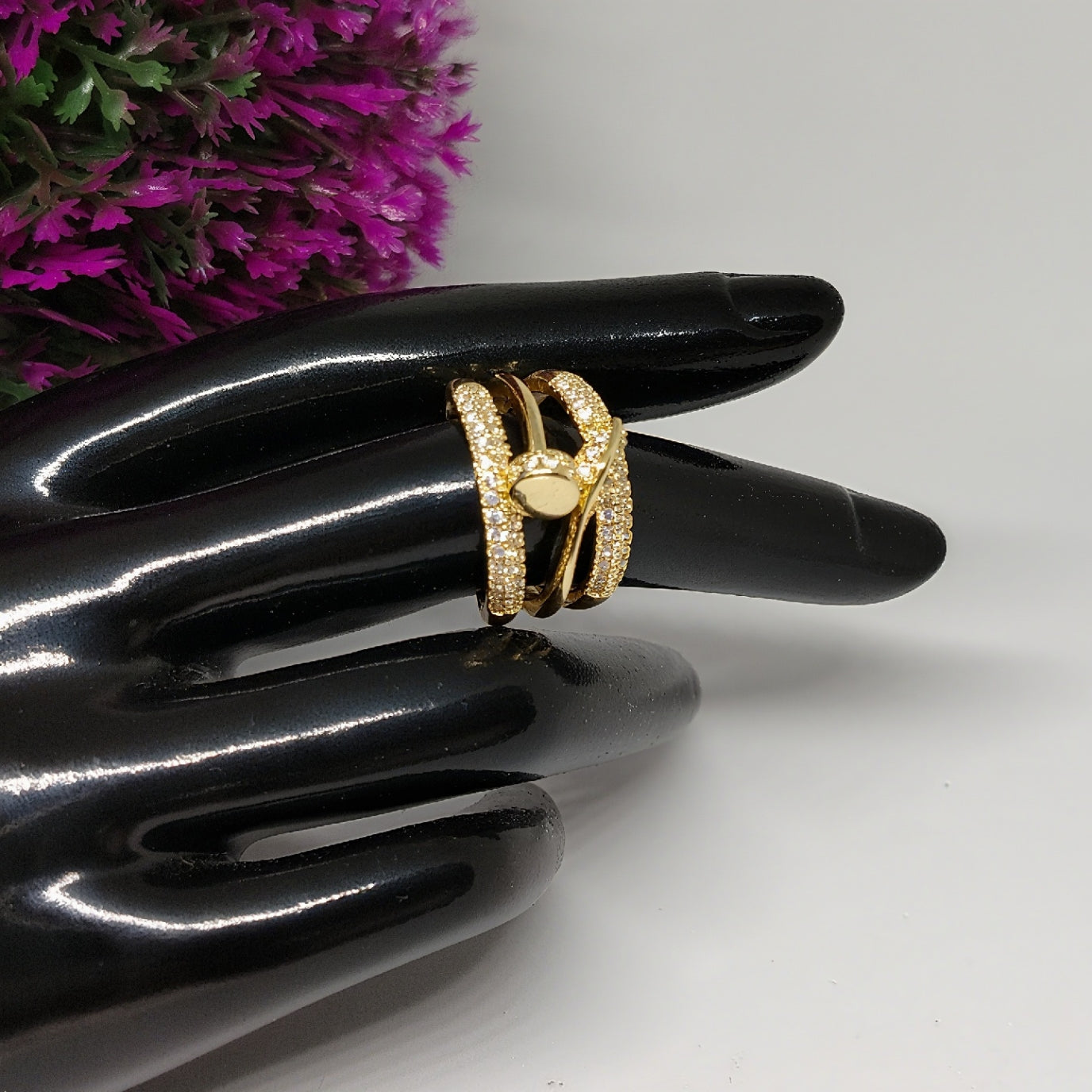 Anillo Elvira Dorado