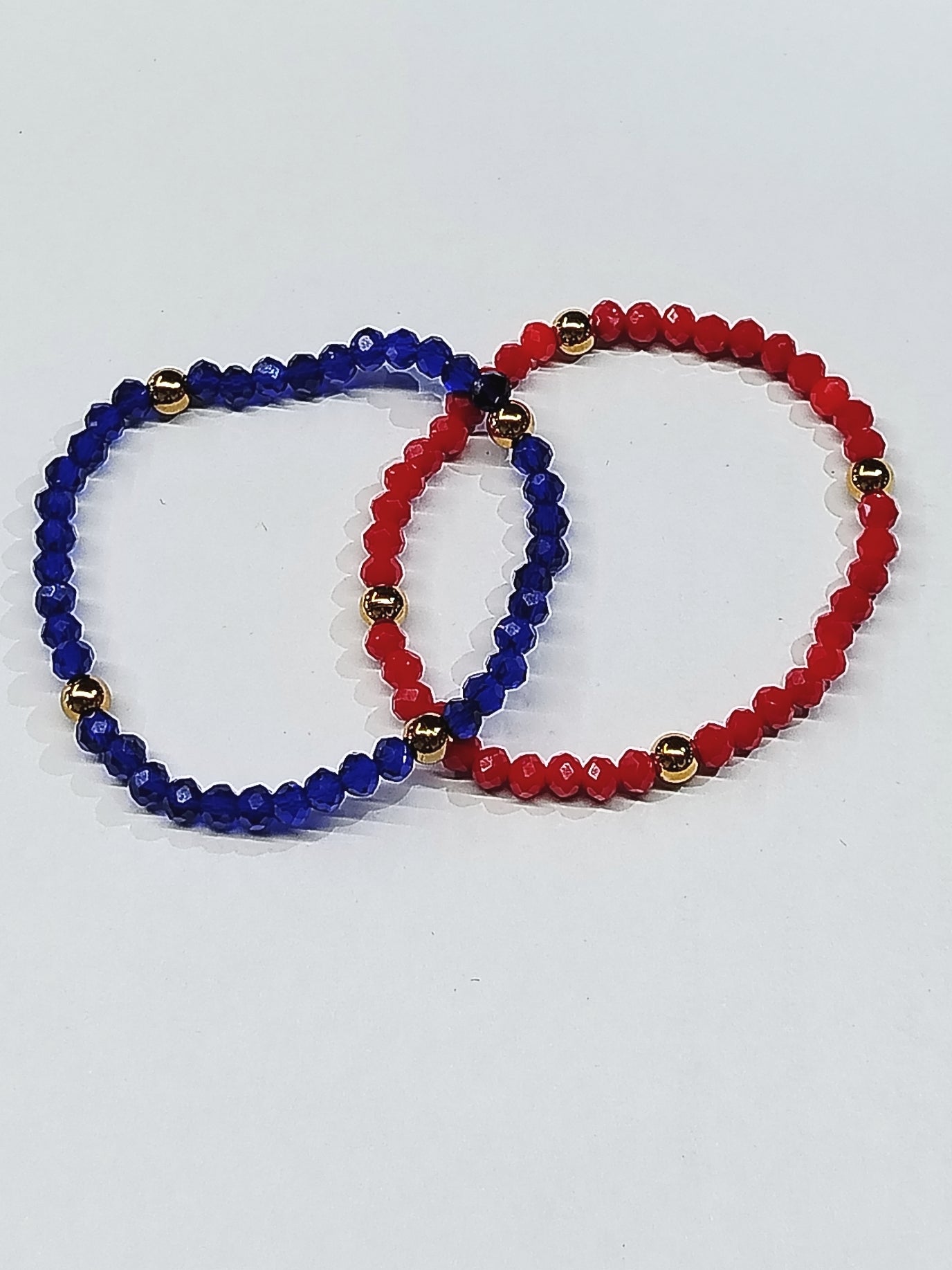 Pulsera elástica Cristales y Balines