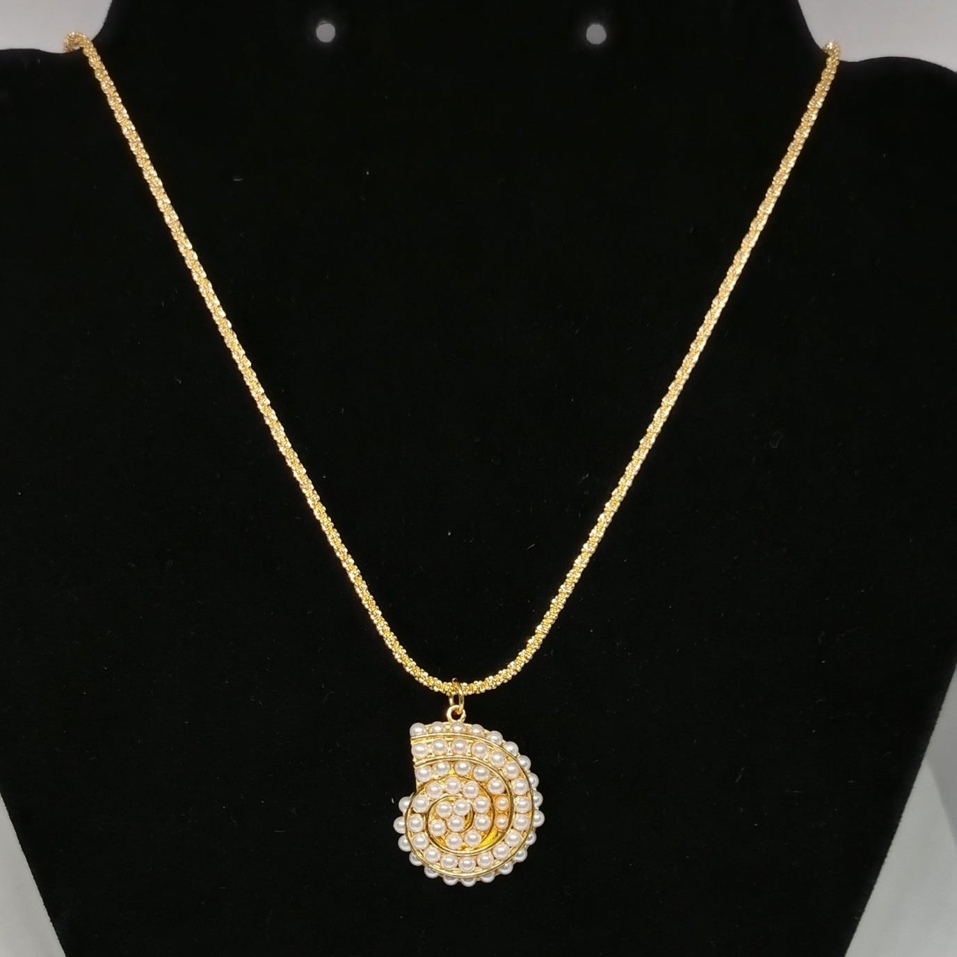 Cadena Caracol Perlado