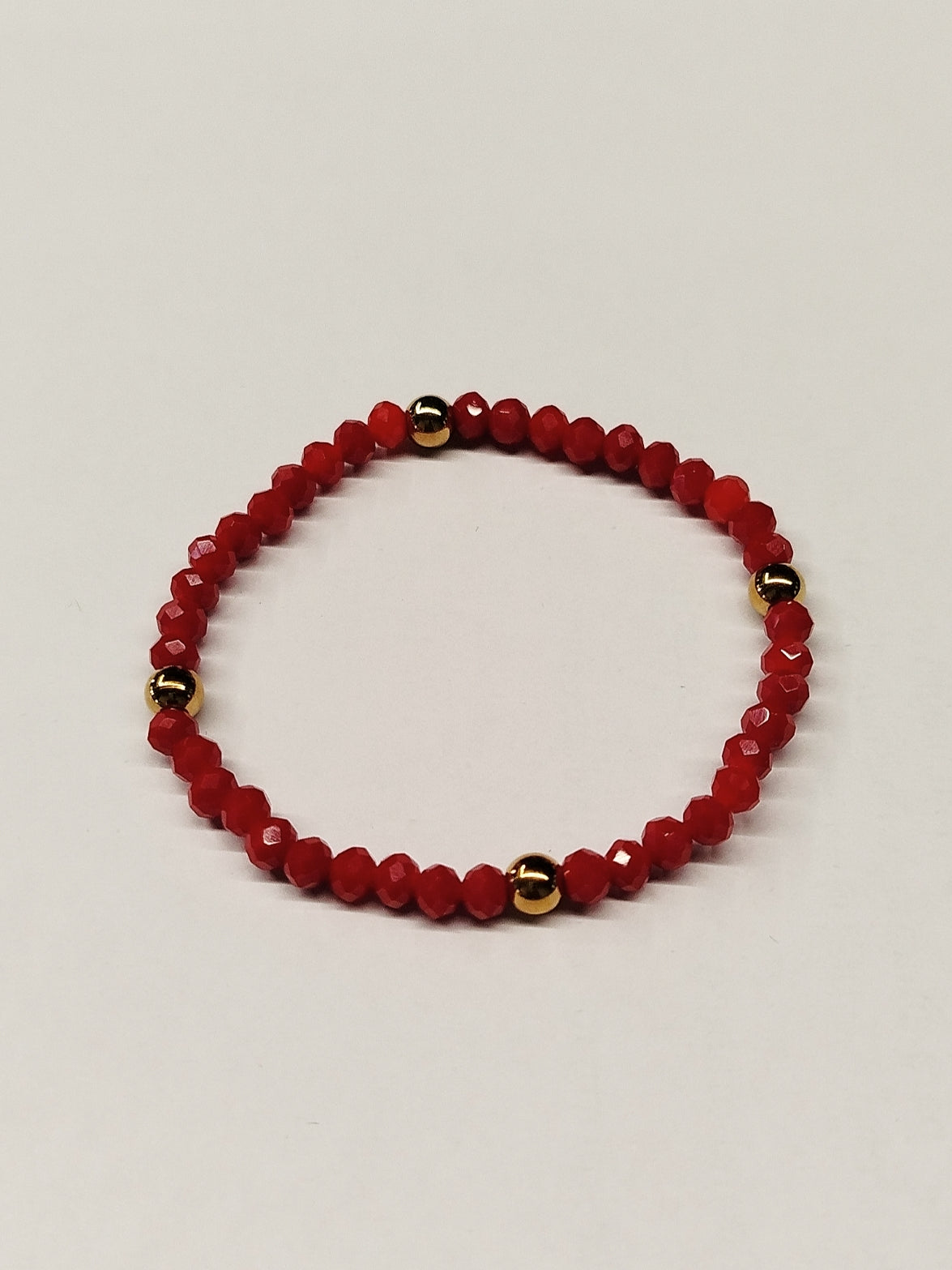 Pulsera elástica Cristales y Balines