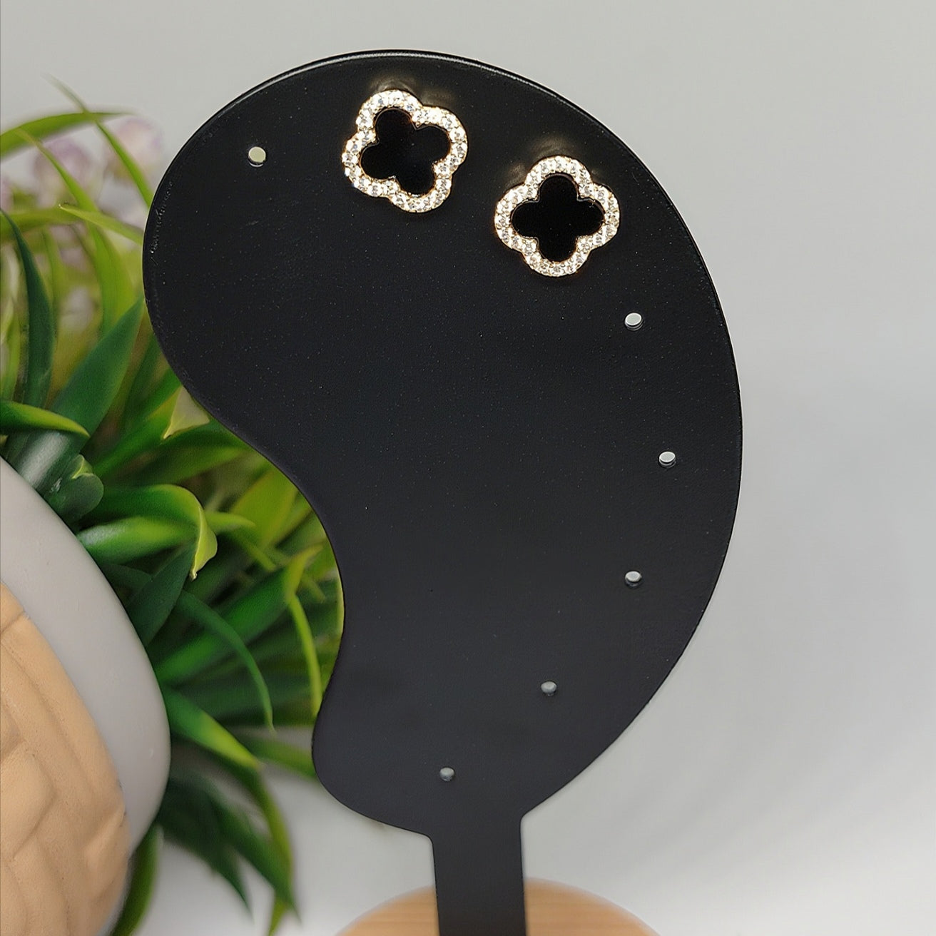 Aretes Trébol Circonias