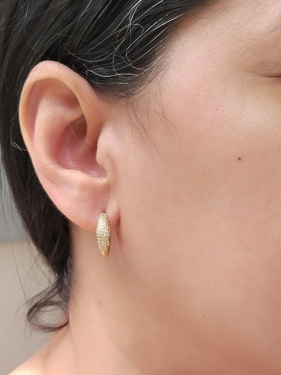 Aretes tipo argollas - Elina