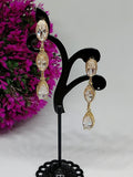 Aretes en baño de oro 24k - Lumina