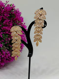Aretes en baño de oro 24k - Maya