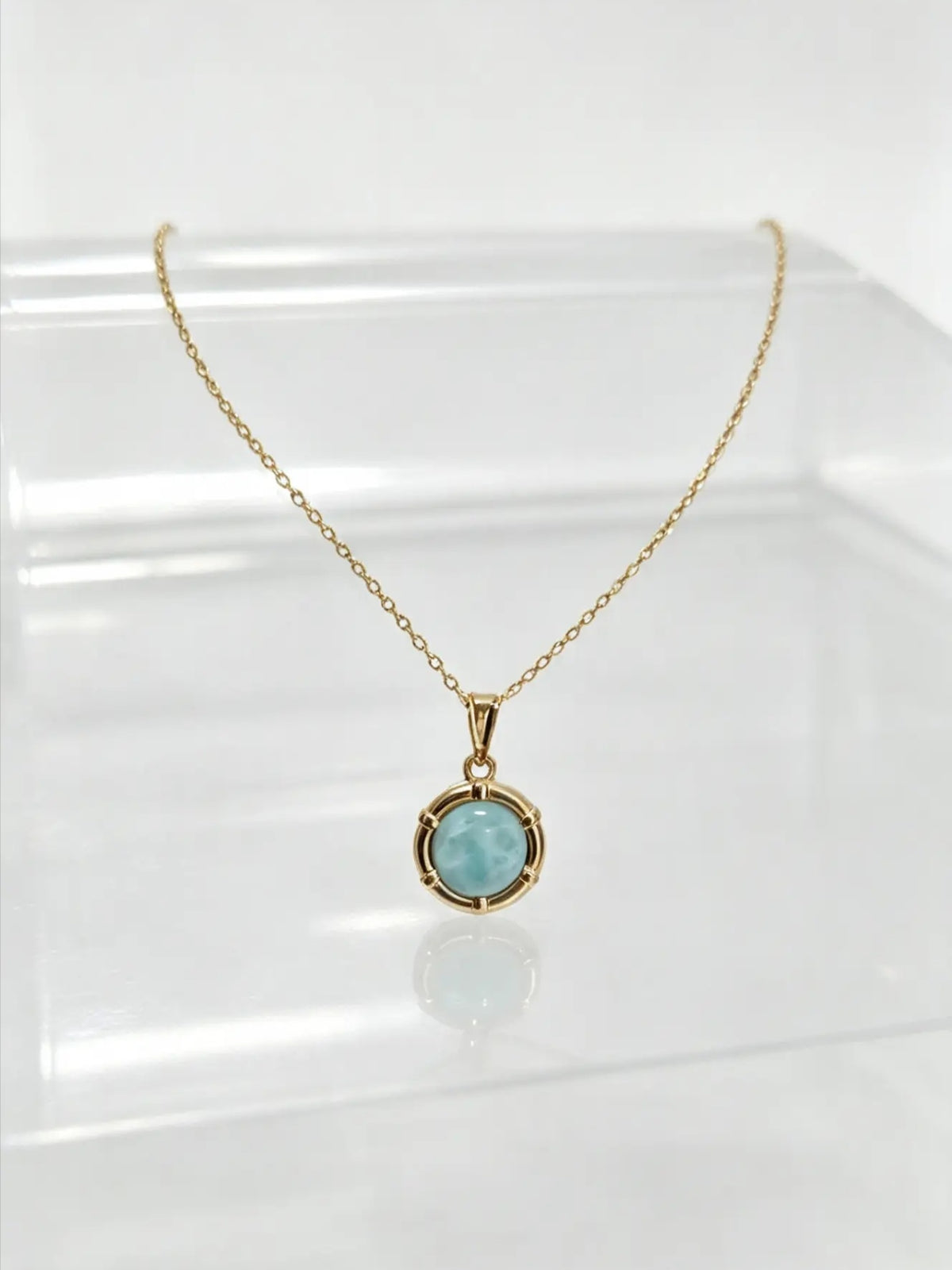 Cadena laminada en oro 18k - Larimar Redondo