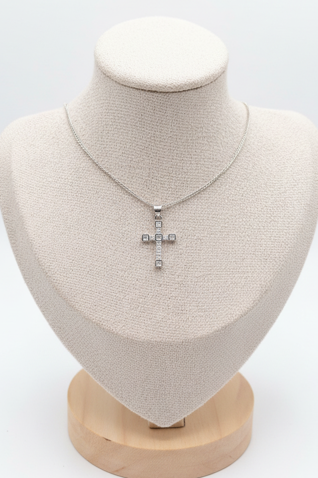Cadena en plata 925 - Cruz