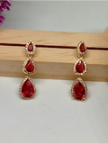 Aretes en baño de oro 24k - Taylor