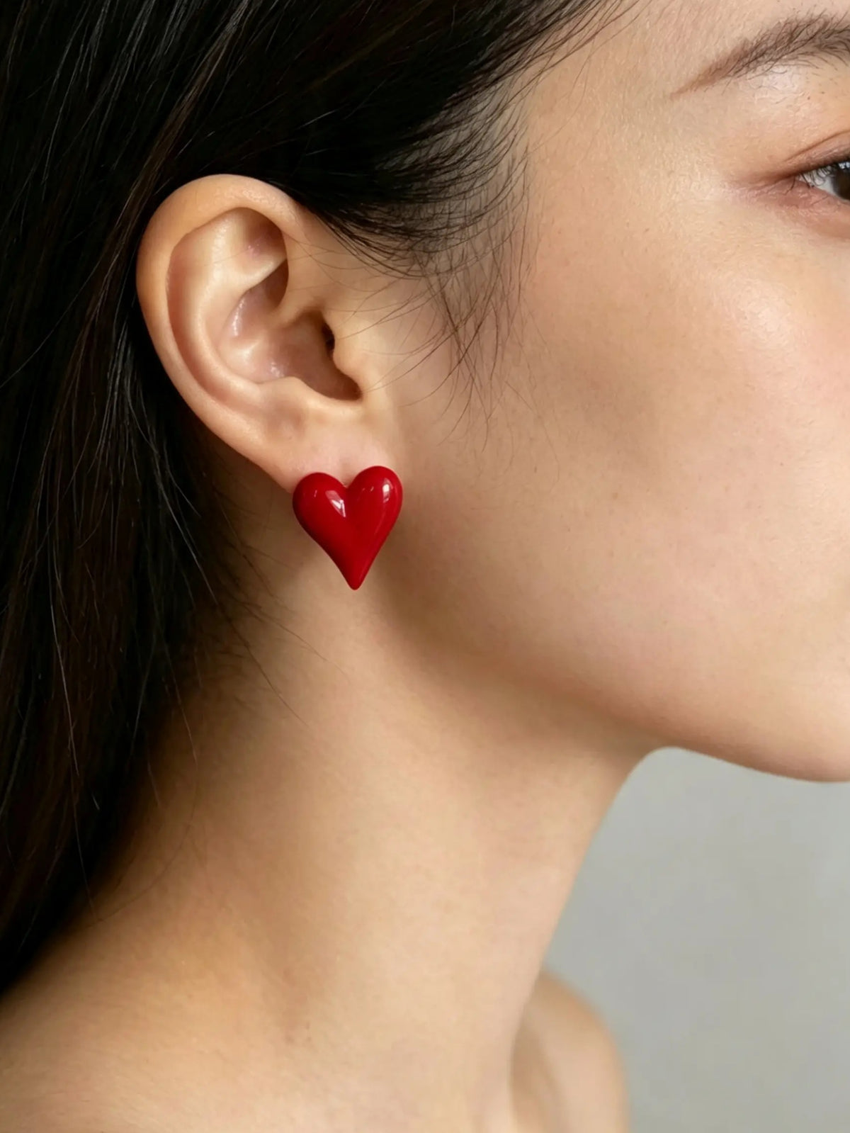Aretes Red Heart
