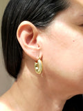 Aretes tipo argollas - Milena
