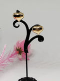 Aretes en baño de oro 24k - Gaia Heart M