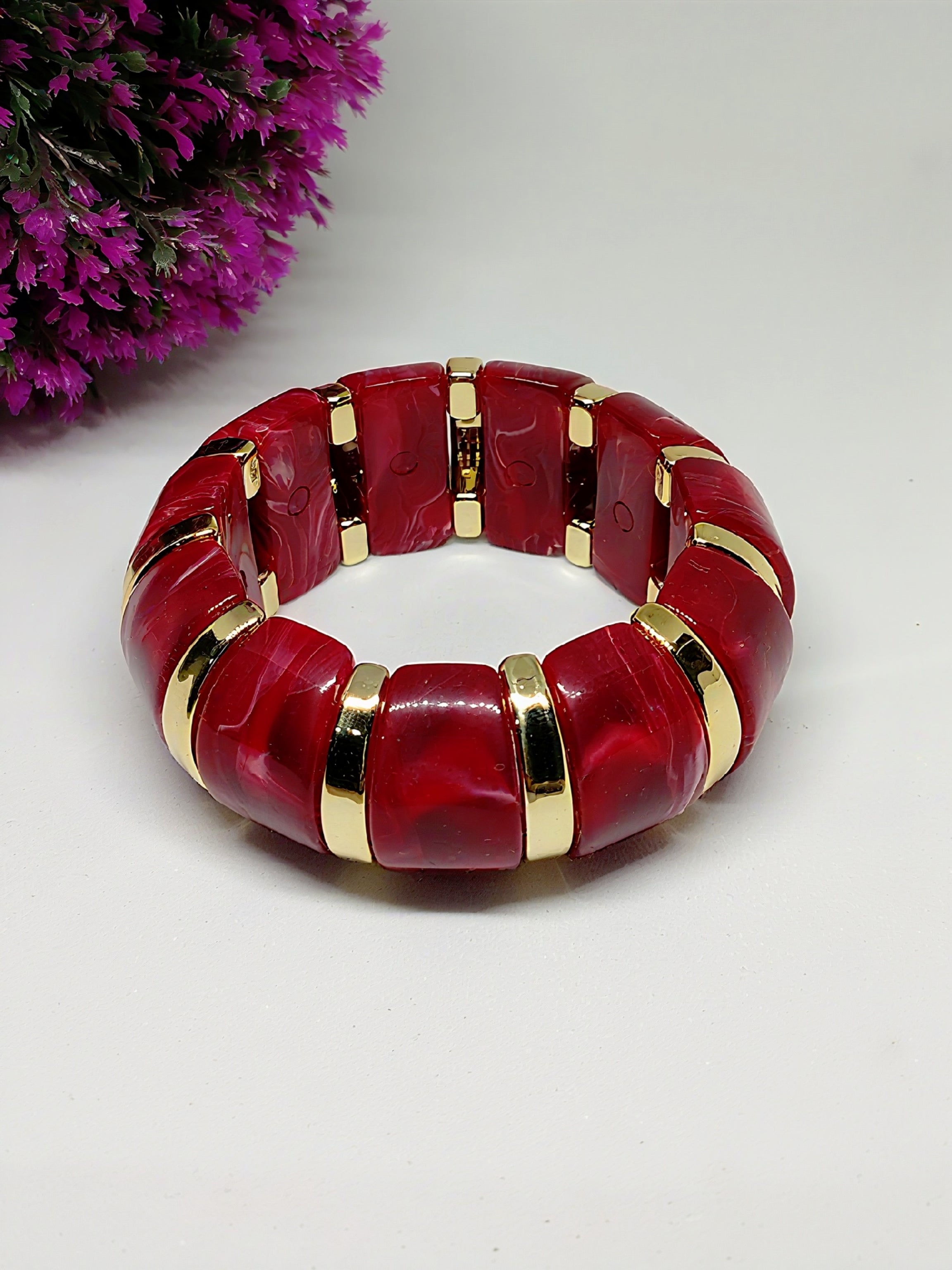 Pulsera Acrílica Bicolor