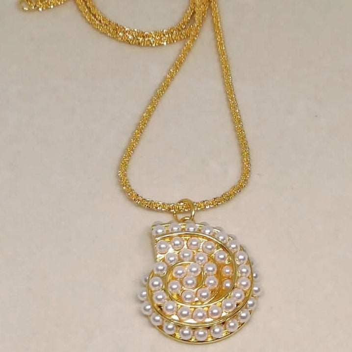 Cadena Caracol Perlado