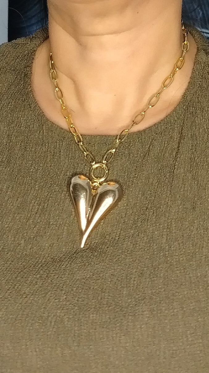 Choker Chunky Heart