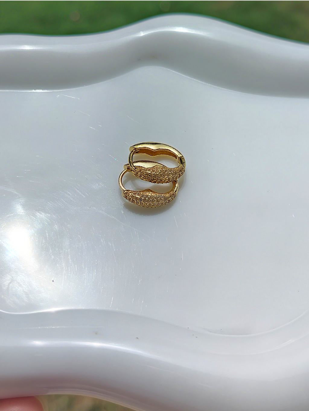 Aretes tipo argollas - Elina