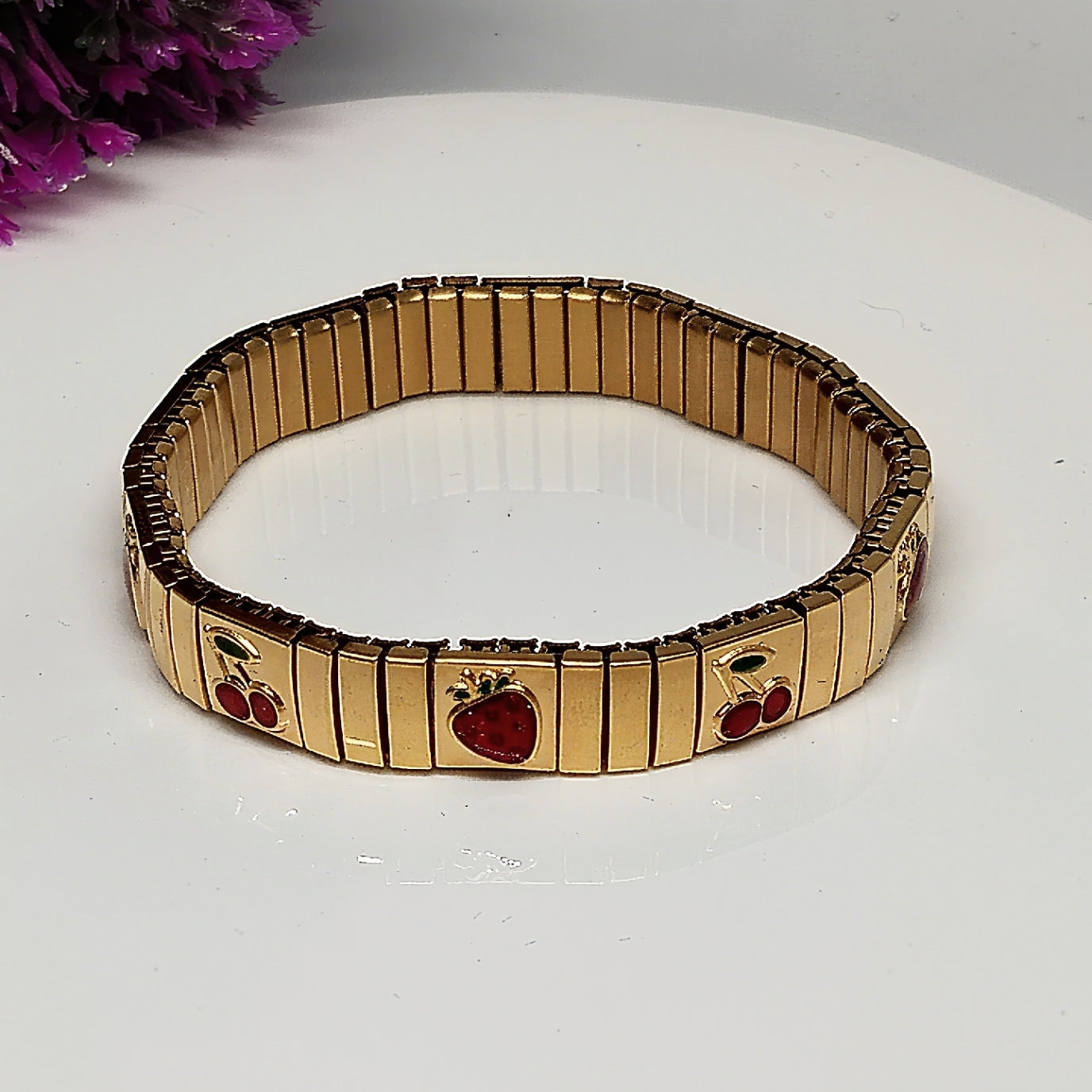 Pulsera Italy Frutos Rojos