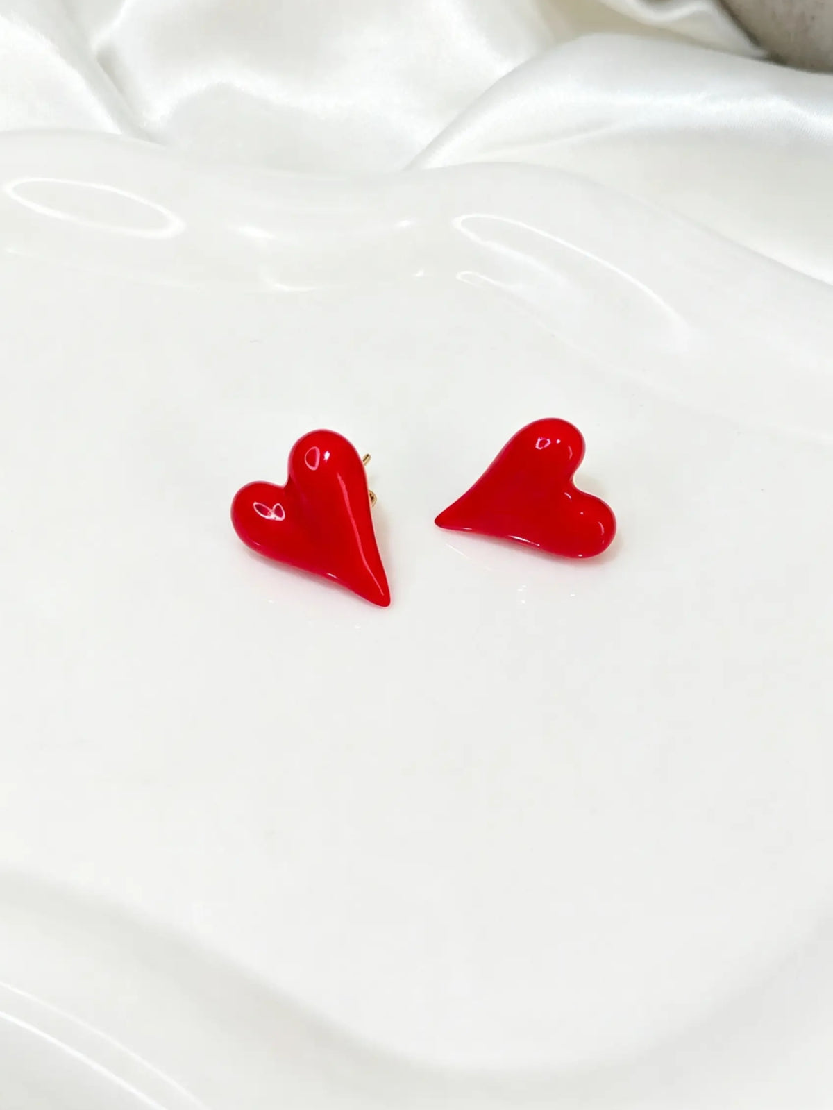 Aretes Red Heart