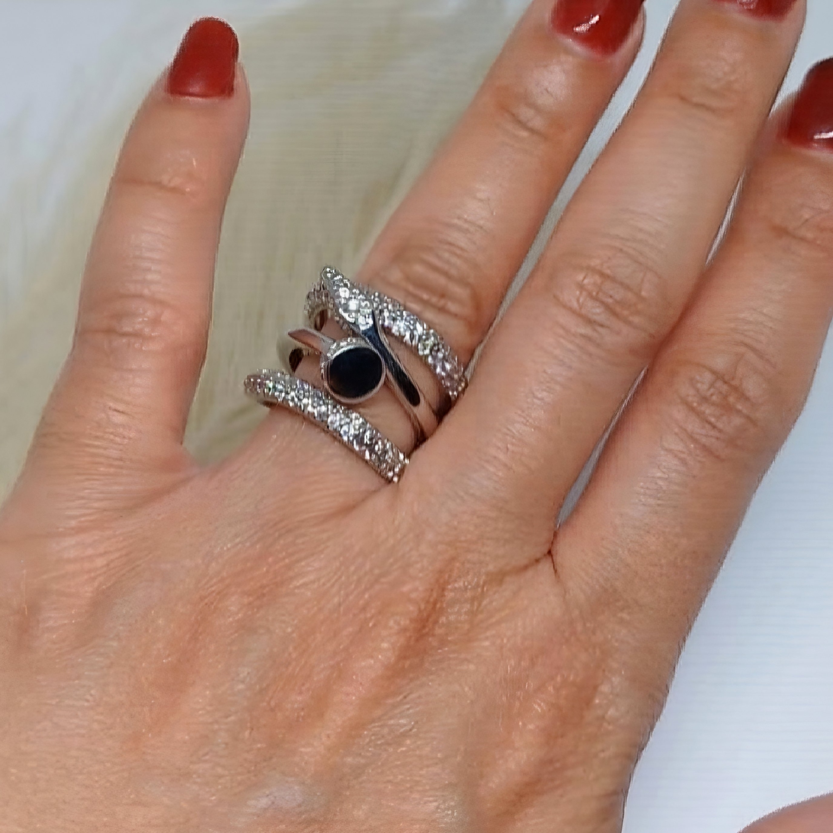 Anillo Elvira Plateado