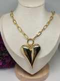 Collar tipo choker - Chunky Heart