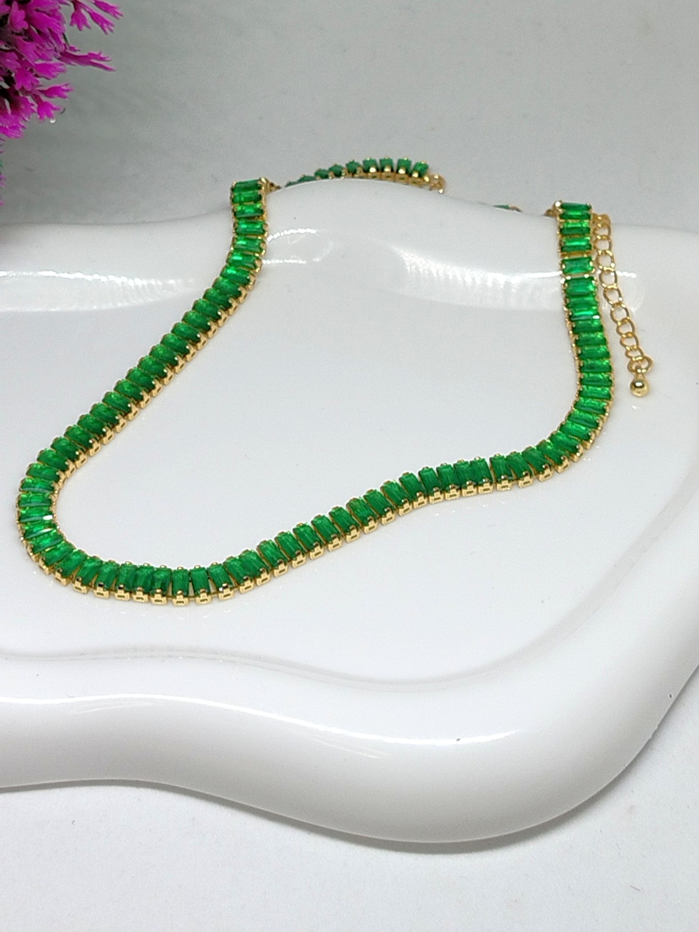 Collar tipo choker - Zircón M